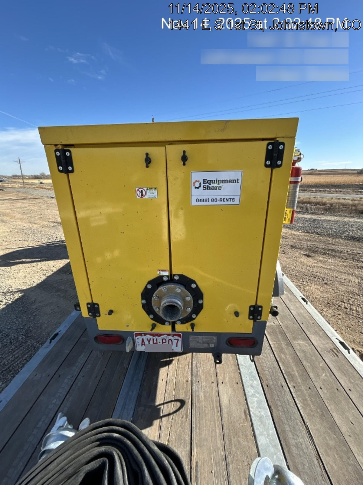 2020 ATLAS COPCO PAS 100 HF CS Enclosed