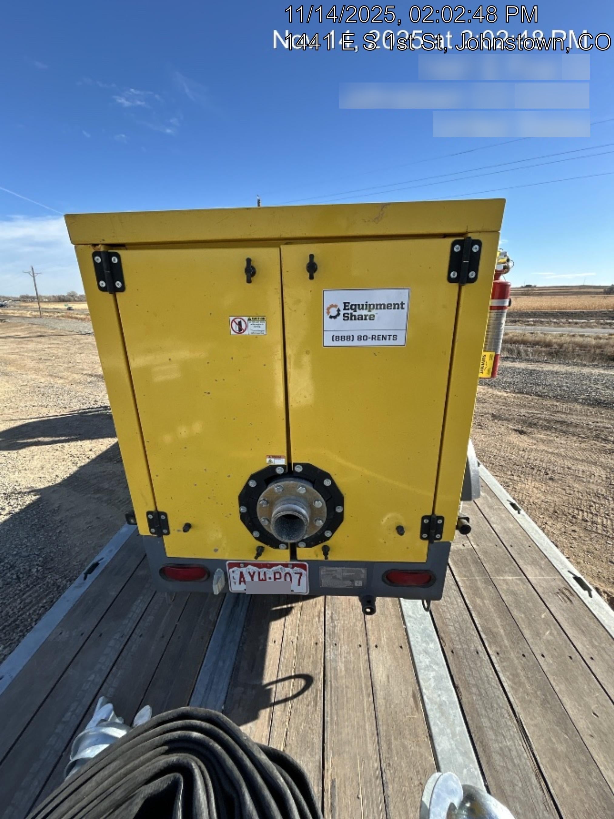 2020 ATLAS COPCO PAS 100 HF CS Enclosed