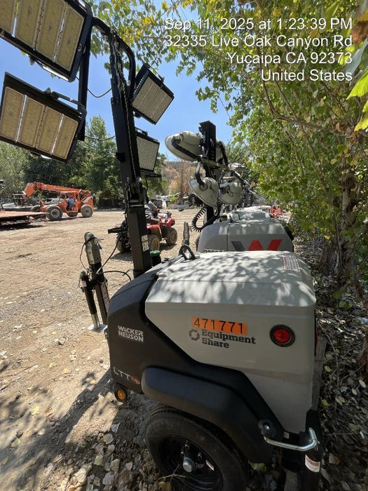 2024 Wacker Neuson LTT4 Diesel, Kohler KDW702, Deep Sea Controller, Auto Start, LED 320W, Bypass Outlet, T3