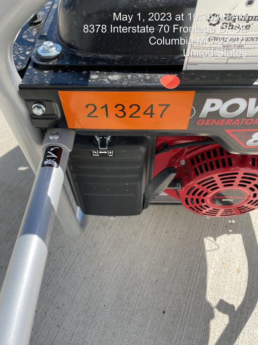 2022 SIMPSON SPG8310E