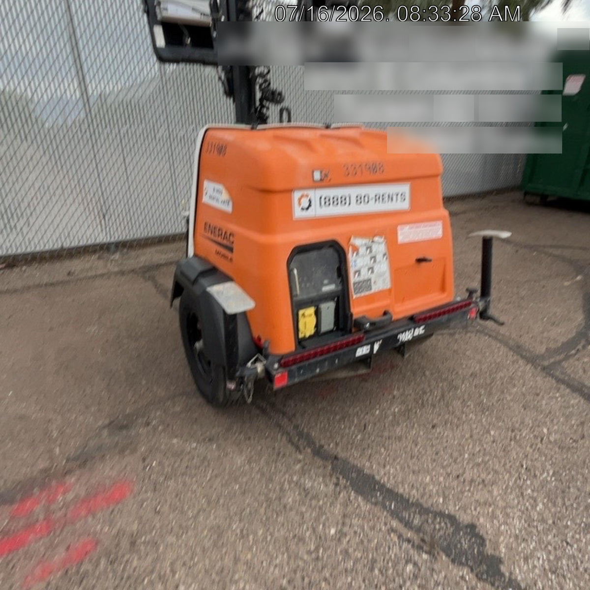 2023 Generac MLT2 Diesel, Flex Switch 120V Input, Powerzone Controller, (4) 320W LED Lights, 4kW Generator, 39.9 Gal Fuel Tank, 2" Ball, T3