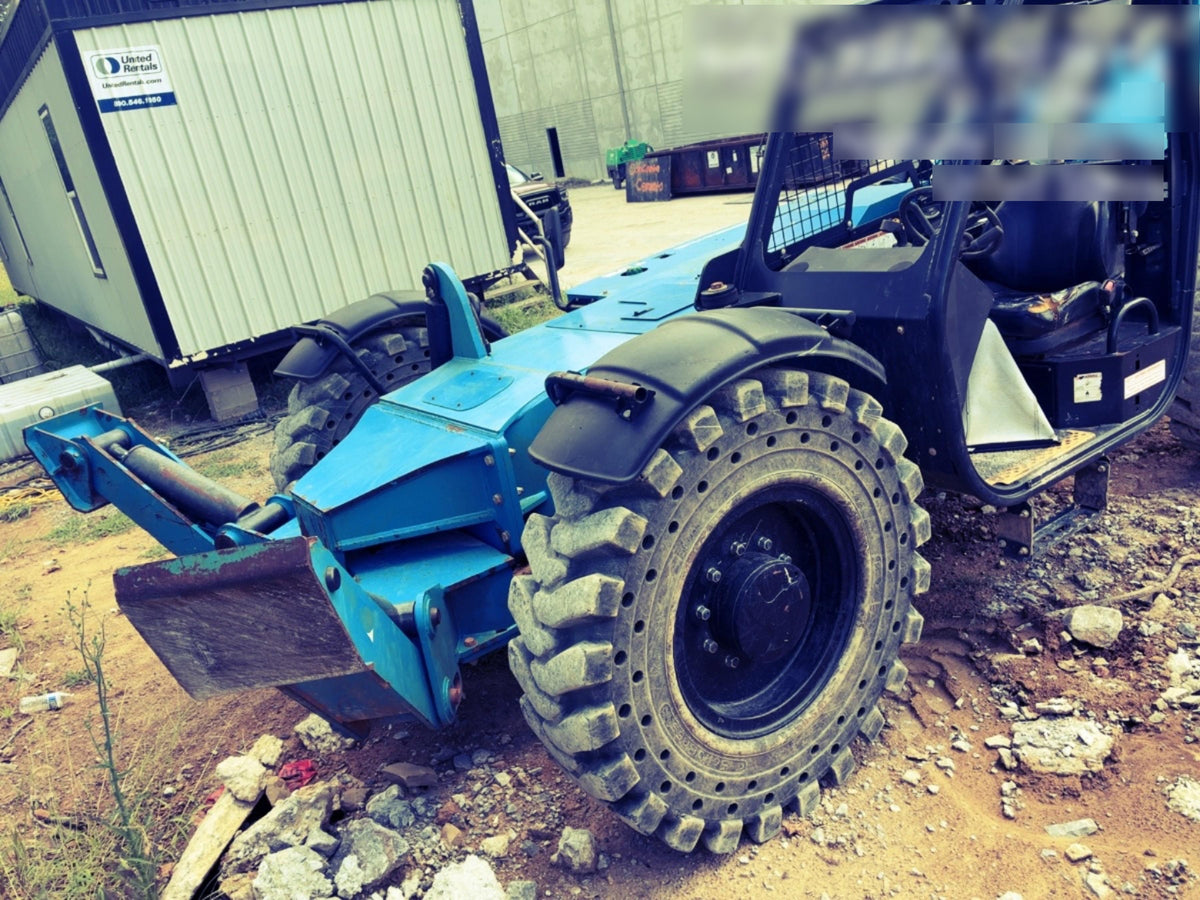 2018 Genie GTH-1056 Genie GTH-1056 w/ROPS, Work Lights, Solid Tires, RH Cab Mesh, Beacon, 60" Carriage and Forks