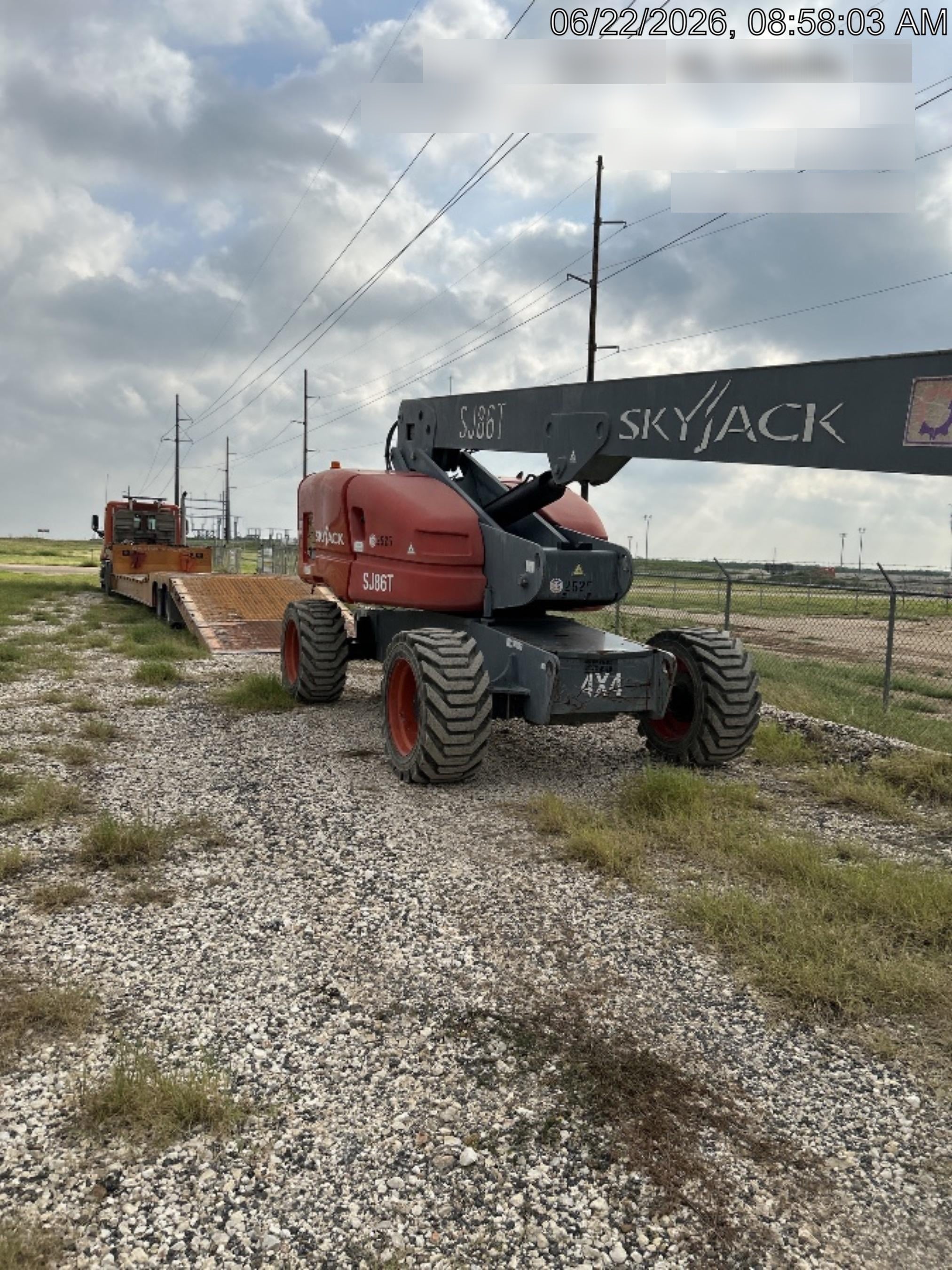 2016 SKYJACK SJ86T