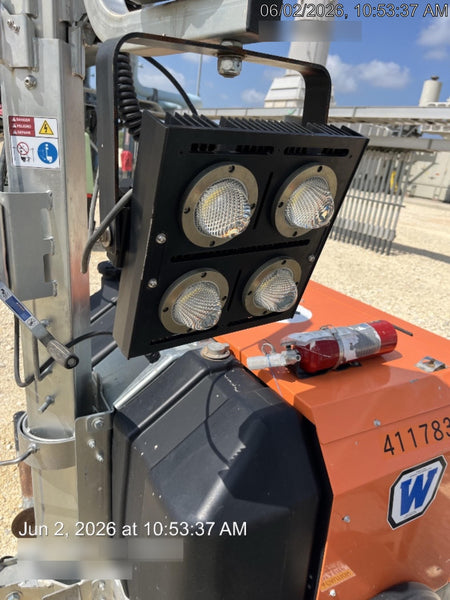 2024 Wanco WLTT-4MM4K Diesel, Deep Sea Controller, Shore Power Plug, Auto Start, (4) 350W LED Floodlights, 4kW Generator, 60 Gal Fuel Tank, 2" Ball, T3