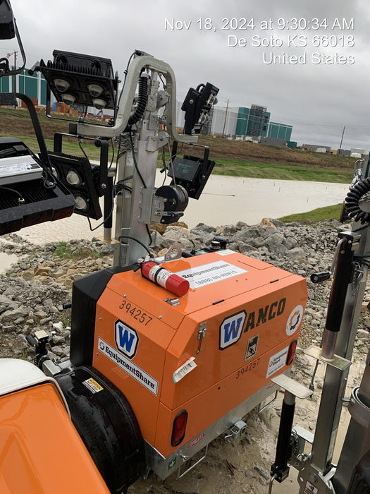 2024 Wanco WLTT-4MM4K Diesel, Deep Sea Controller, Shore Power Plug, Auto Start, (4) 350W LED Floodlights, 4kW Generator, 60 Gal Fuel Tank, 2" Ball, T3