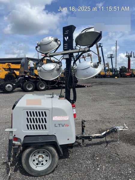 2019 Wacker Neuson LTV6L-MH Wacker Neuson LTV6L Mobile Light Tower w/Fuel Level Sensor Installed