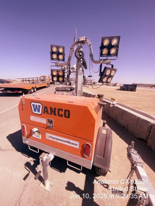 2024 Wanco WLTT-4MM4K Diesel, Deep Sea Controller, Shore Power Plug, Auto Start, (4) 350W LED Floodlights, 4kW Generator, 60 Gal Fuel Tank, 2" Ball, T3