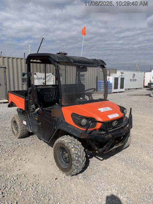 2019 Kubota RTV-XG850WL-H 4wd Utility Cart, Gas, 2 Seat, LED Strobe, Windshield Tempered Glass, Plastic Canopy, Wire Harness Kit, Backup Alarm