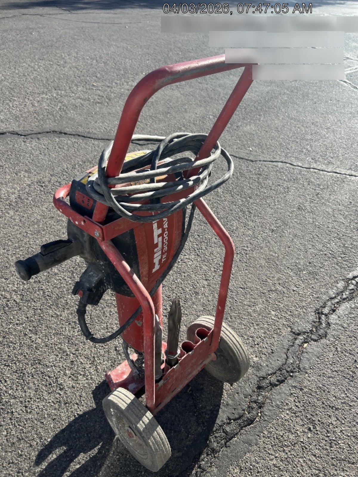 2020 HILTI TE 3000-AVR
