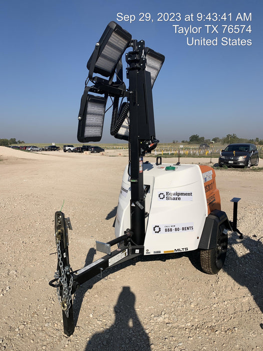 2023 Generac MLT2 Diesel, Flex Switch 120V Input, Powerzone Controller, (4) 320W LED Lights, 4kW Generator, 39.9 Gal Fuel Tank, 2" Ball, T3