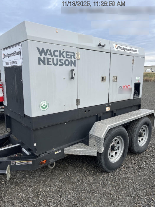 2019 WACKER NEUSON G100