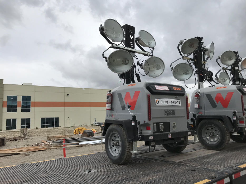 2019 Wacker Neuson LTV6L-MH Mobile Light Tower w/Fuel Level Sensor Installed