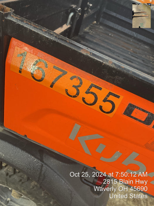 2022 Kubota RTV-X1140W-H Plastic Canopy, Windshield Acrylic Clear, LED Strobe Light, Wire Harness Kit, Back up Alarm