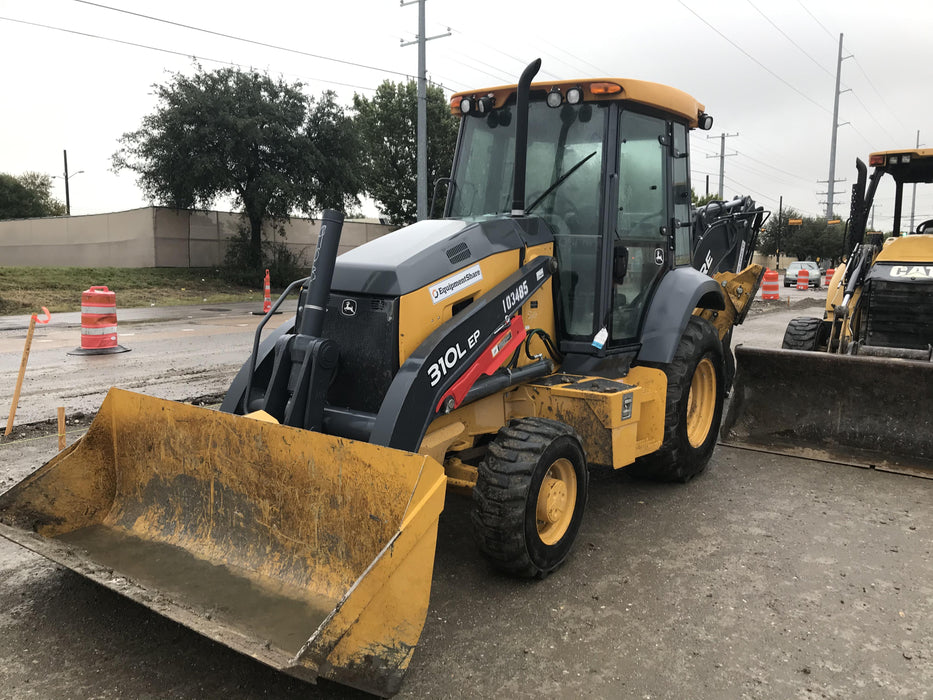 2020 John Deere 310LEP Cab/Heat/Air, 4WD, Standard Stick, Pilot Controls, 2 Way Hydraulics, TAG Manual QC
