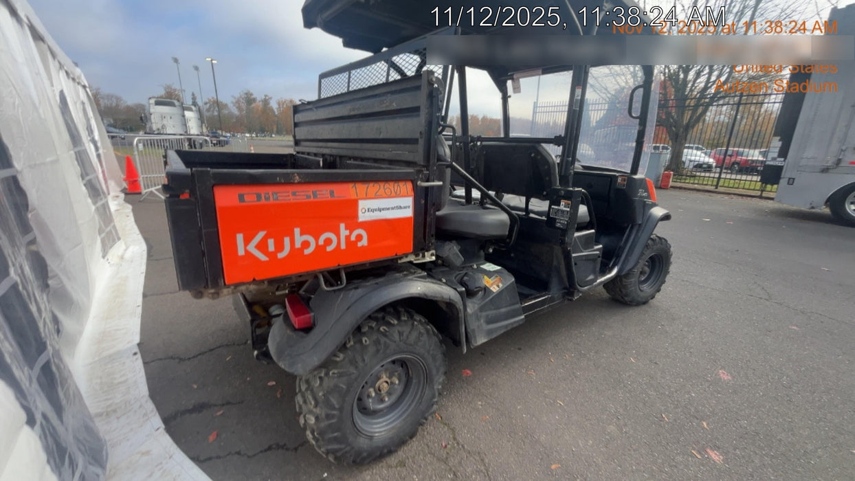 2022 Kubota RTV-X1140W-H Plastic Canopy, Windshield Acrylic Clear, LED Strobe Light, Wire Harness Kit, Back up Alarm