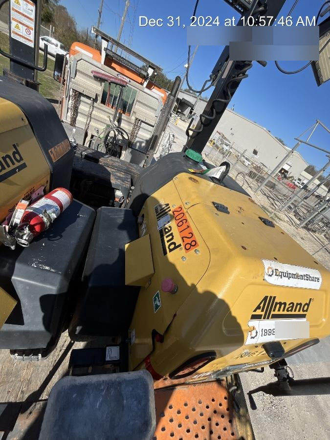 2022 Allmand NLV3GR (4) LED Light Fixture 350W, 23' Vertical Mast, 3kW Prime, Towable, Deep Sea L401, Leveling Jacks, Yanmar T4F 5.8hp