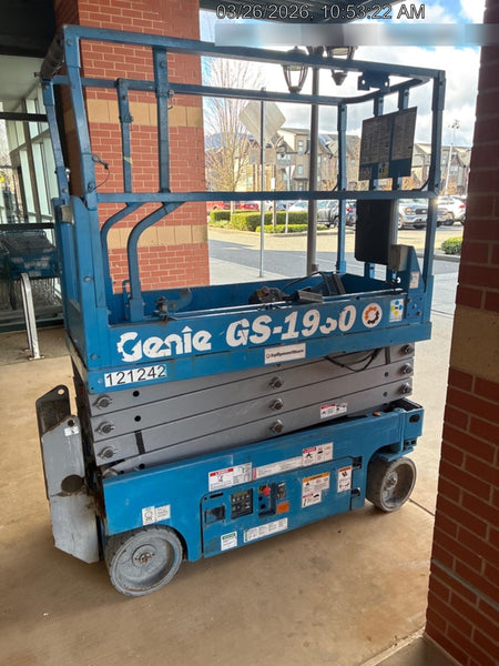 2020 Genie GS-1930 Solid Non Marking Tires, Beacon, Folding rails with half height swing gate, Telematics