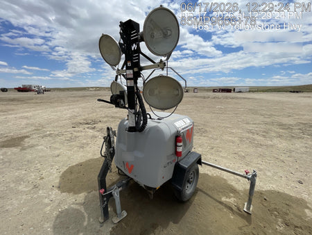 2019 Wacker Neuson LTV6L-MH Wacker Neuson LTV6L Mobile Light Tower w/Fuel Level Sensor Installed