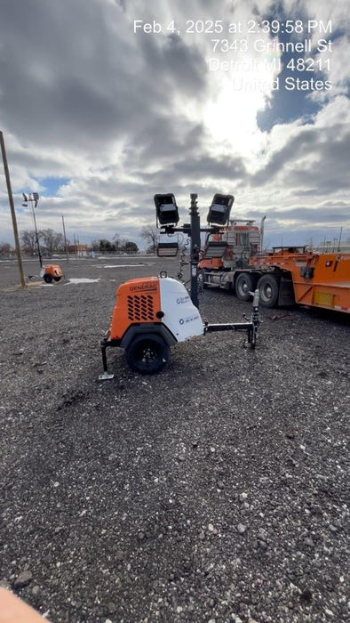 2024 Generac MLT2 Diesel, Flex Switch 120V Input, Powerzone Controller, 
(4) 320W LED Lights, 4kW Generator, 39.9 Gal Fuel Tank, 2" Ball, T3