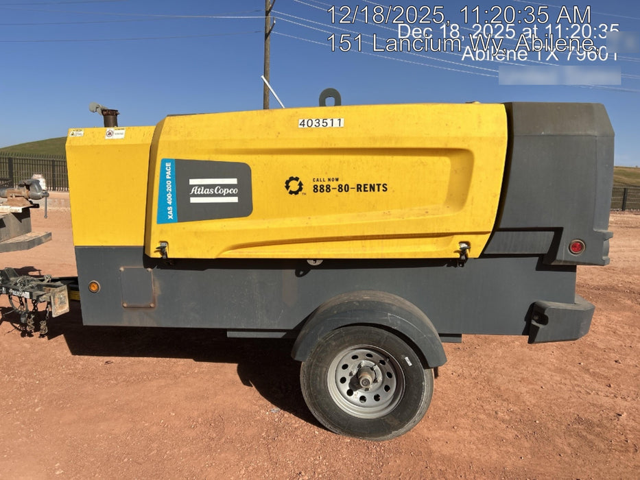 2024 ATLAS COPCO XAS 400-200 PACE PFF