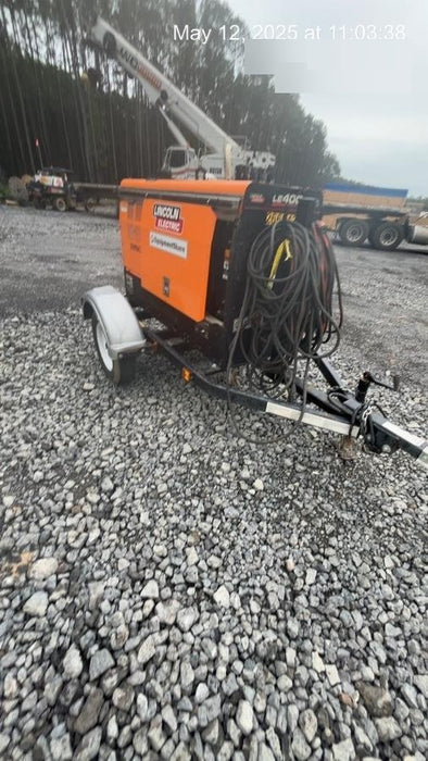 2022 Lincoln Electric LE400 Kubota V1505, Trlr, Cable Rack, Light Kit, ES Decals, T3