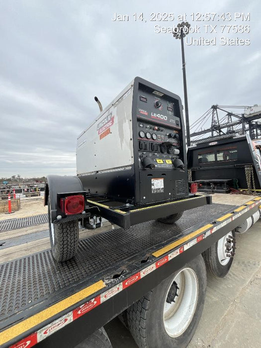 2024 Lincoln Electric LE400 Kubota V1505, Trlr, Cable Rack, Light Kit, ES Decals, T3