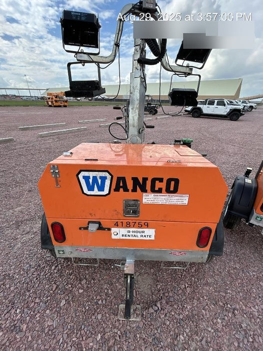 2024 Wanco WLTT-4MM4K Diesel, Deep Sea Controller, Shore Power Plug, Auto Start, (4) 350W LED Floodlights, 4kW Generator, 60 Gal Fuel Tank, 2" Ball, T3