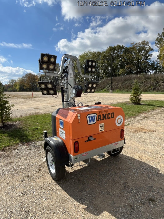 2024 Wanco WLTT-4MM4K Diesel, Deep Sea Controller, Shore Power Plug, Auto Start, (4) 350W LED Floodlights, 4kW Generator, 60 Gal Fuel Tank, 2" Ball, T3