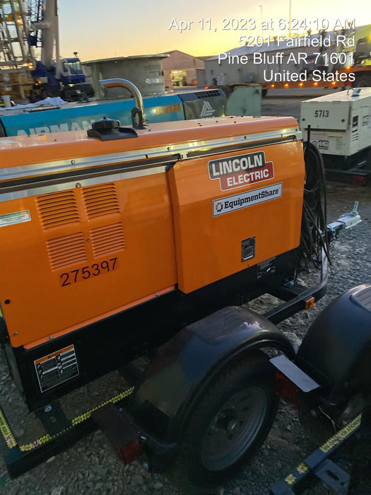 2022 Lincoln Electric LE400 Kubota V1505, Trlr, Cable Rack, Light Kit, ES Decals, T3