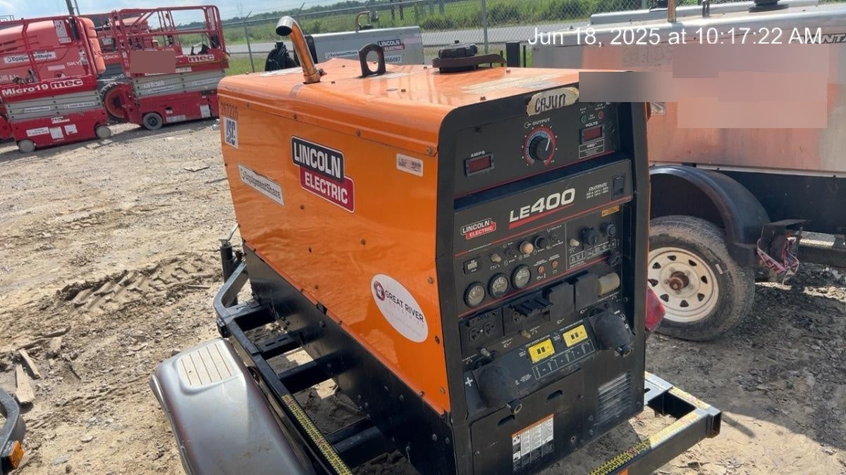 2022 Lincoln Electric LE400 Kubota V1505, Trlr, Cable Rack, Light Kit, ES Decals, T3