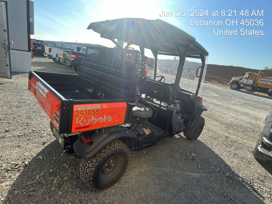 2024 Kubota RTV-X1140W-H 4WD, LED Strobe, Windshield Acrylic Clear, Plastic Canopy, Wire Harness Kit, Backup Alarm
