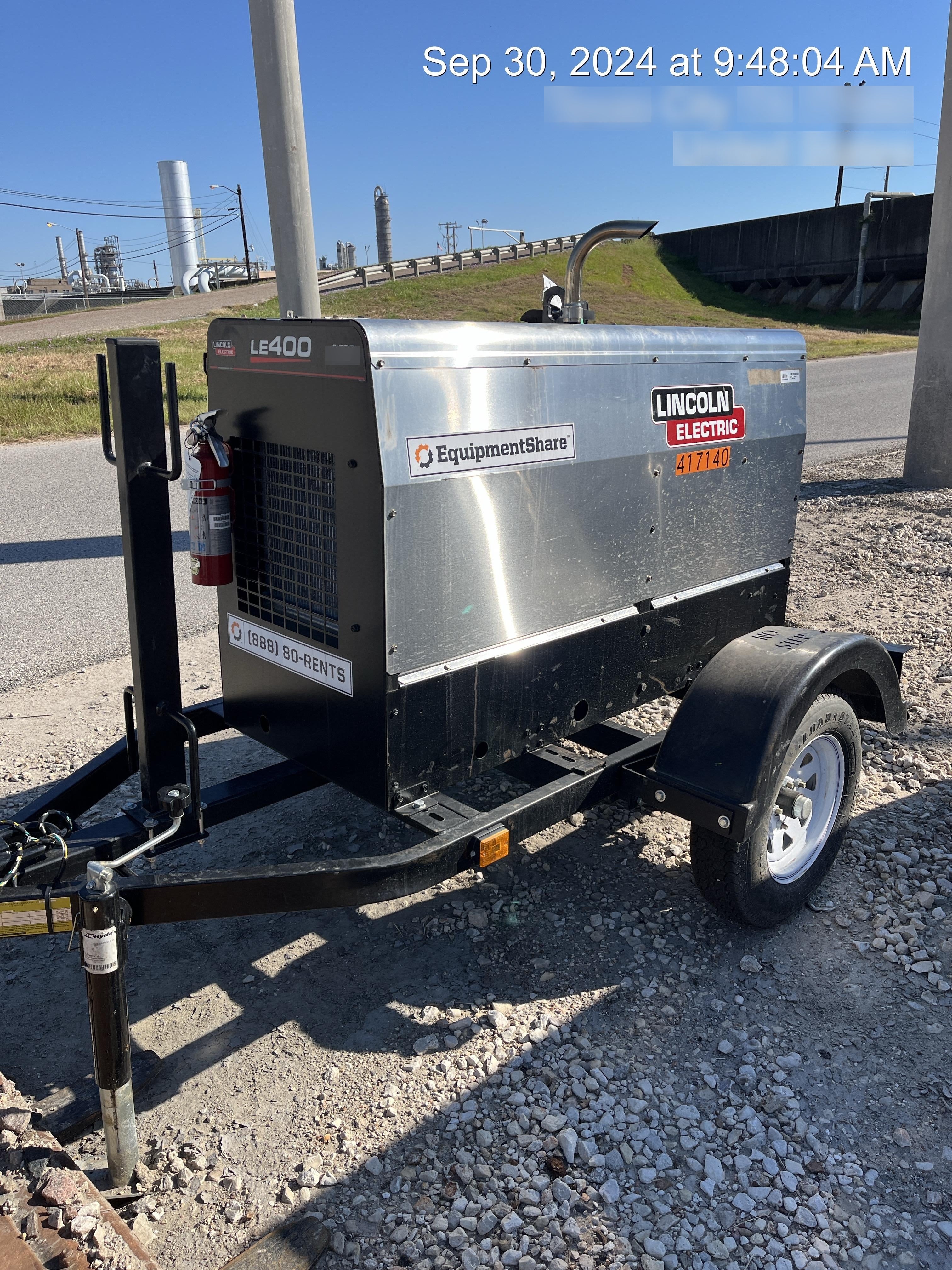 2024 Lincoln Electric LE400 Kubota V1505, Trlr, Cable Rack, Light Kit, ES Decals, T3