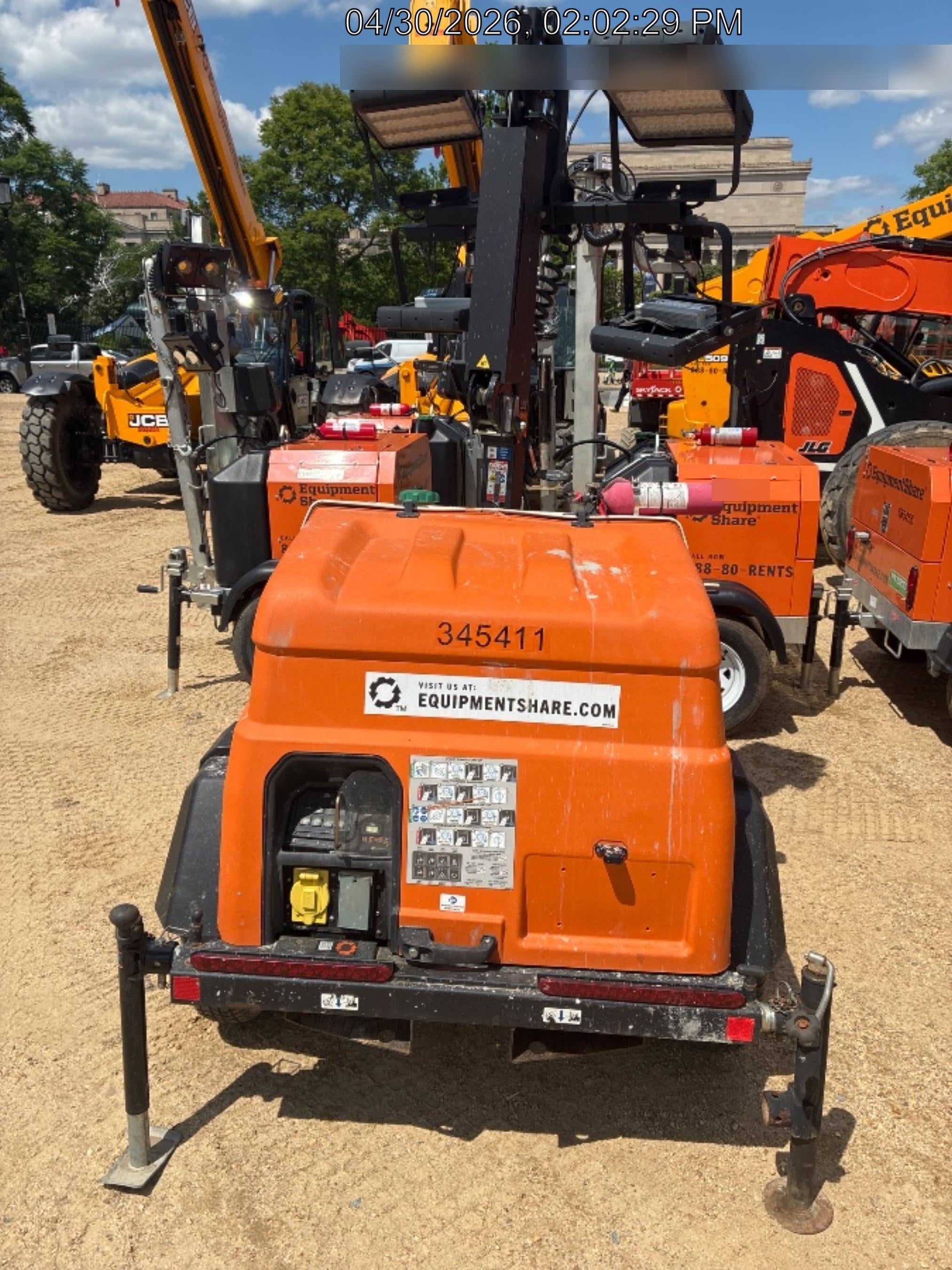 2023 Generac MLT2 Diesel, Flex Switch 120V Input, Powerzone Controller, (4) 320W LED Lights, 4kW Generator, 39.9 Gal Fuel Tank, 2" Ball, T3