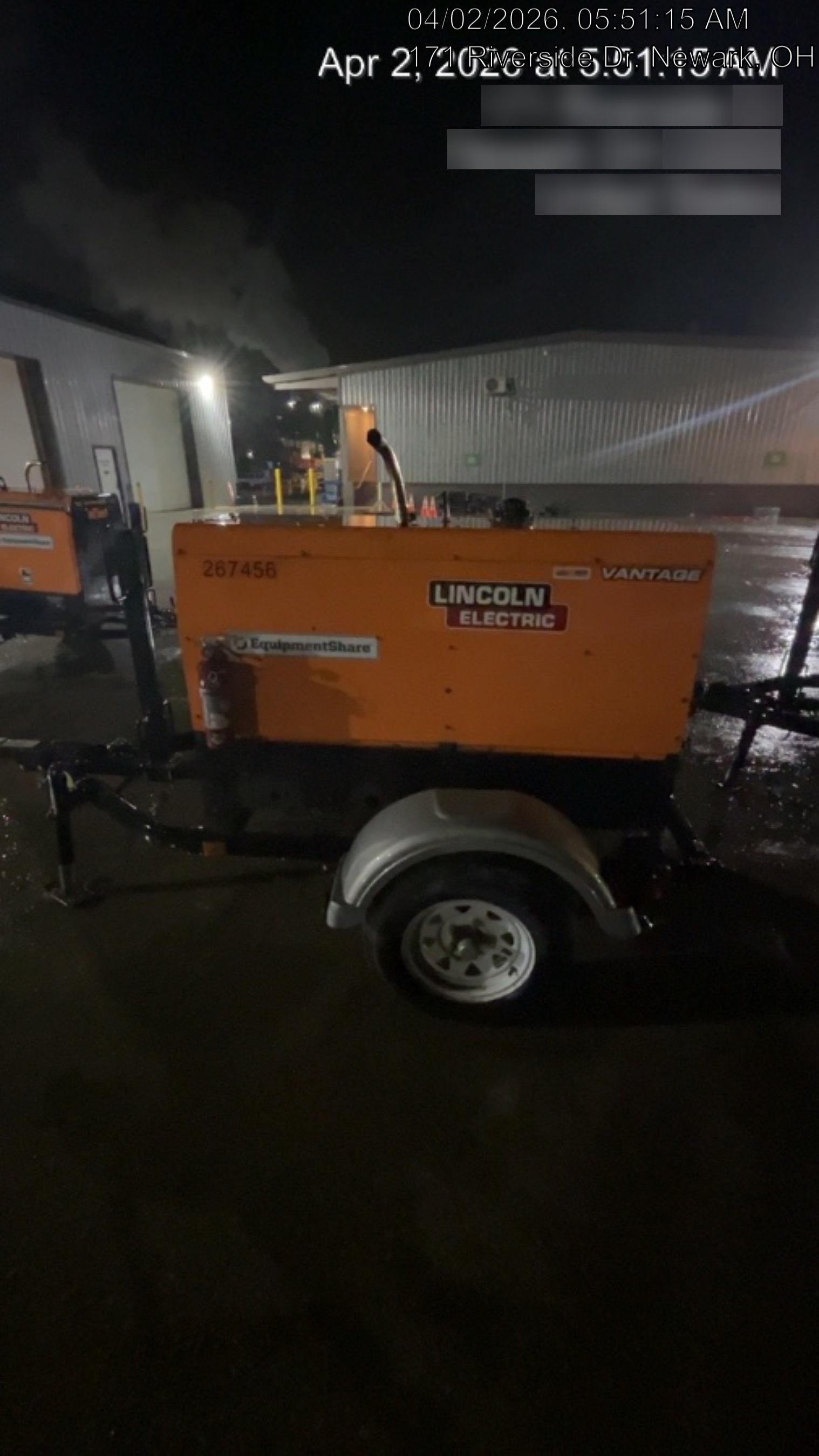 2022 Lincoln Electric LE400 Kubota V1505, Trlr, Cable Rack, Light Kit, ES Decals, T3