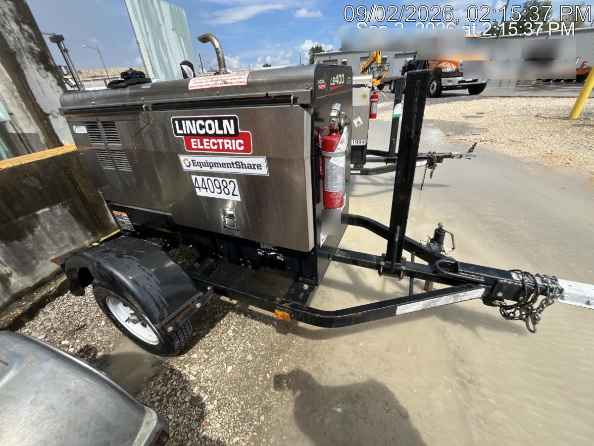 2024 Lincoln Electric LE400 Kubota V1505, Trlr, Cable Rack, Light Kit, ES Decals, T3