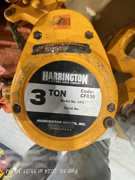 2022 HARRINGTON CF030-20