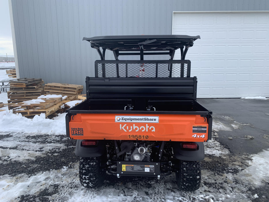 2022 Kubota RTV-X1140W-H Plastic Canopy, Windshield Acrylic Clear, LED Strobe Light, Wire Harness Kit, Back up Alarm