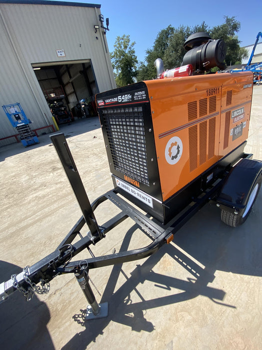 2021 Lincoln Electric Vantage 549X Ready Pak 3, ORANGE (includes trailer, cable rack, fender light kit)