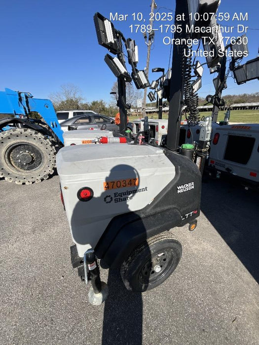 2024 Wacker Neuson LTT4 Diesel, Kohler KDW702, Deep Sea Controller, Auto Start, LED 320W, Bypass Outlet, T3