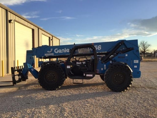 2018 Genie GTH-1056 Genie GTH-1056 w/ROPS, Work Lights, Solid Tires, RH Cab Mesh, Beacon, 60" Carriage and Forks
