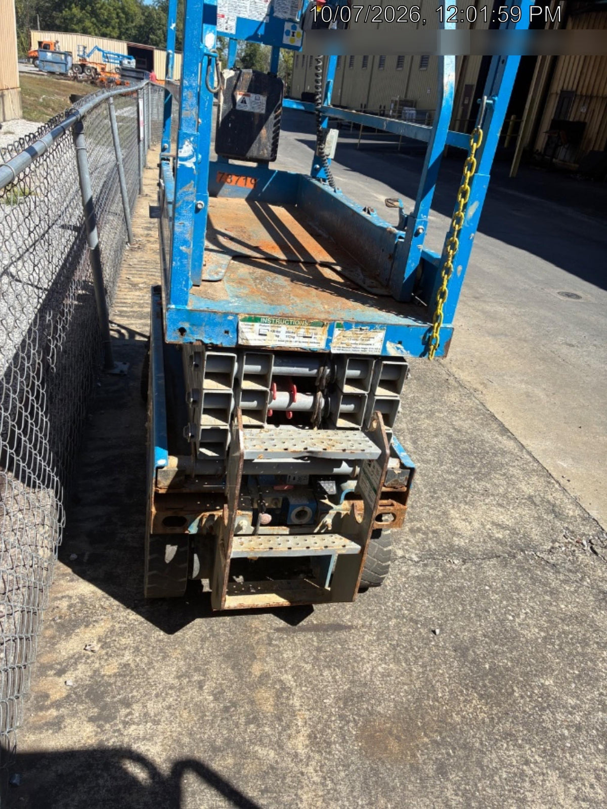 2020 Genie GS-1930 Fixed rails with chain entry gate - Pre A92.20
