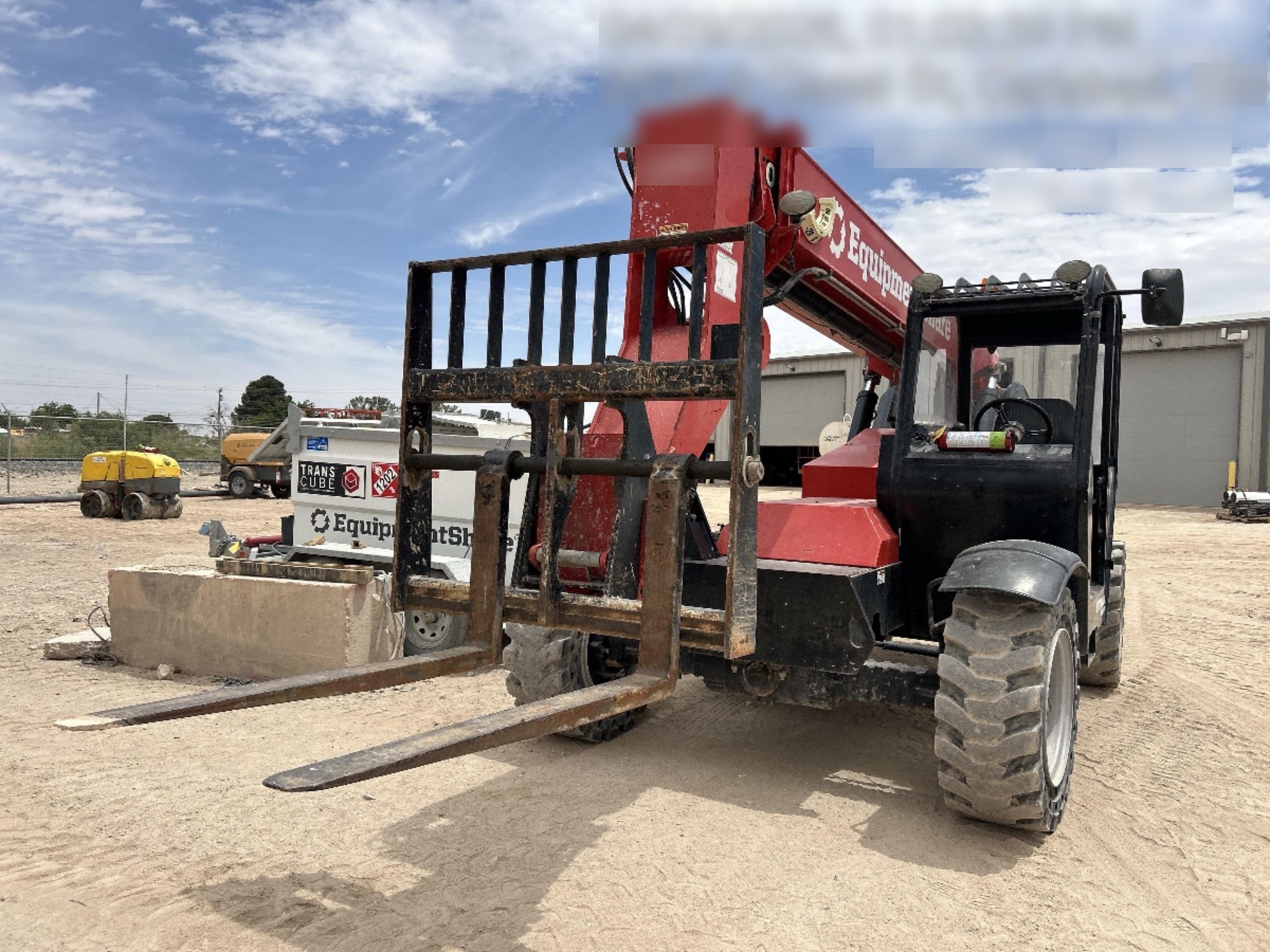 2019 Manitou MTA6034 Canopy, LED Work Lights, Solid Tires, Beacon, Auxiliary Hydraulics 48" Carriage and 48" Forks