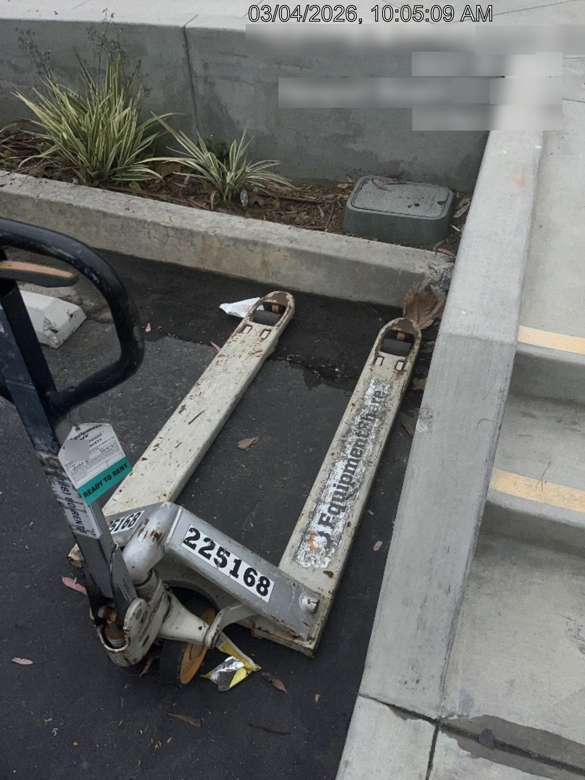 2022 CROWN 5,500lb Manual Pallet Jack - Crown