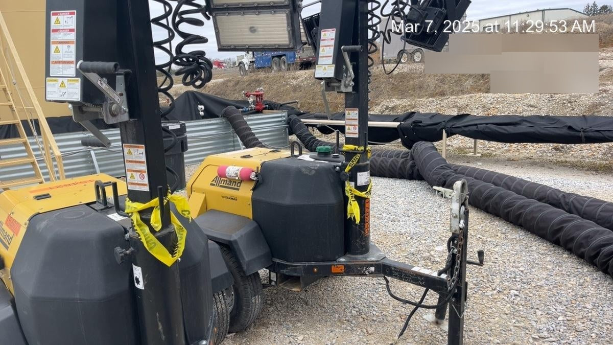 Allmand NLV3GR 3kW Light Plant - LED