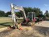 2019 Takeuchi TB290 Cab, AC, Rubber Tracks, Dozer Blade, Travel Alarm, Control Pattern Change Valve, Auxiliary Hydraulics w/18" Quick Coupler Bucket with teeth, 6.2 cu. ft. capacity/24" Quick Coupler Bucket with teeth, 8.6 cu. ft. capacity/36" Quick Coupler Bucket with teeth, 13.4 cu. ft. capacity, Quick Coupler, Hydraulic Thumb Installed