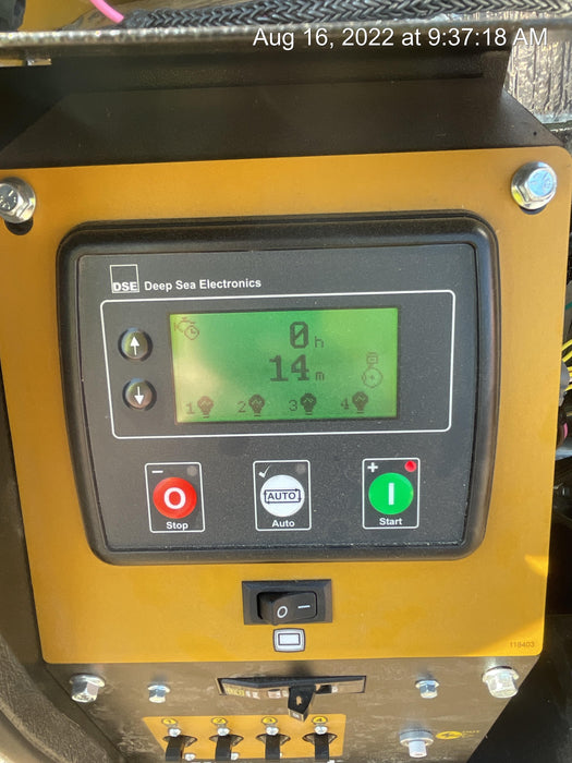 2022 Allmand NLV3GR (4) LED Light Fixture 350W, 23' Vertical Mast, 3kW Prime, Towable, Deep Sea L401, Leveling Jacks, Yanmar T4F 5.8hp