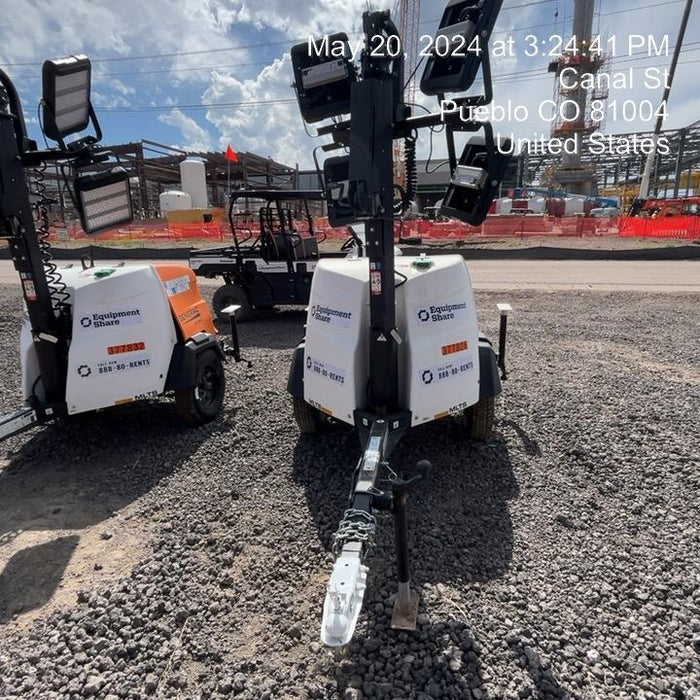 2023 Generac MLT2 Diesel, Flex Switch 120V Input, Powerzone Controller, 
(4) 320W LED Lights, 4kW Generator, 39.9 Gal Fuel Tank, 2" Ball, T3