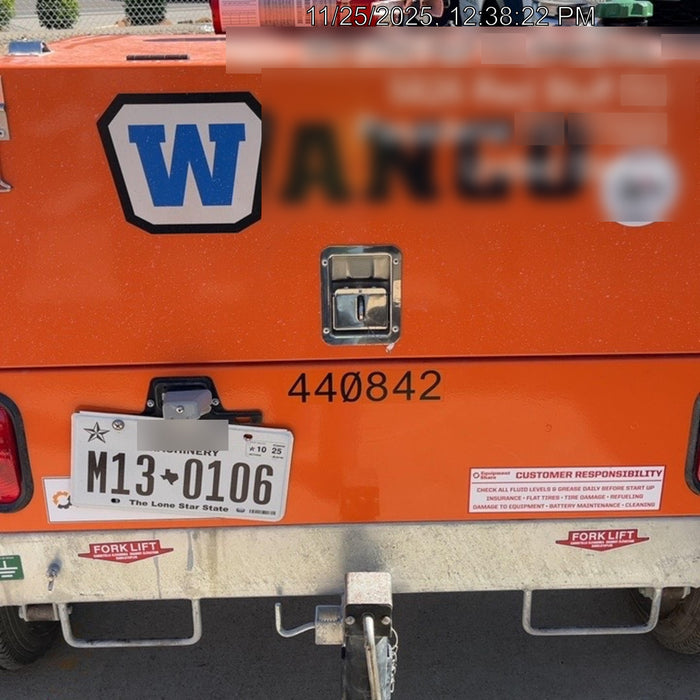 2024 Wanco WLTT-4MM4K Diesel, Deep Sea Controller, Shore Power Plug, Auto Start, (4) 350W LED Floodlights, 4kW Generator, 60 Gal Fuel Tank, 2" Ball, T3