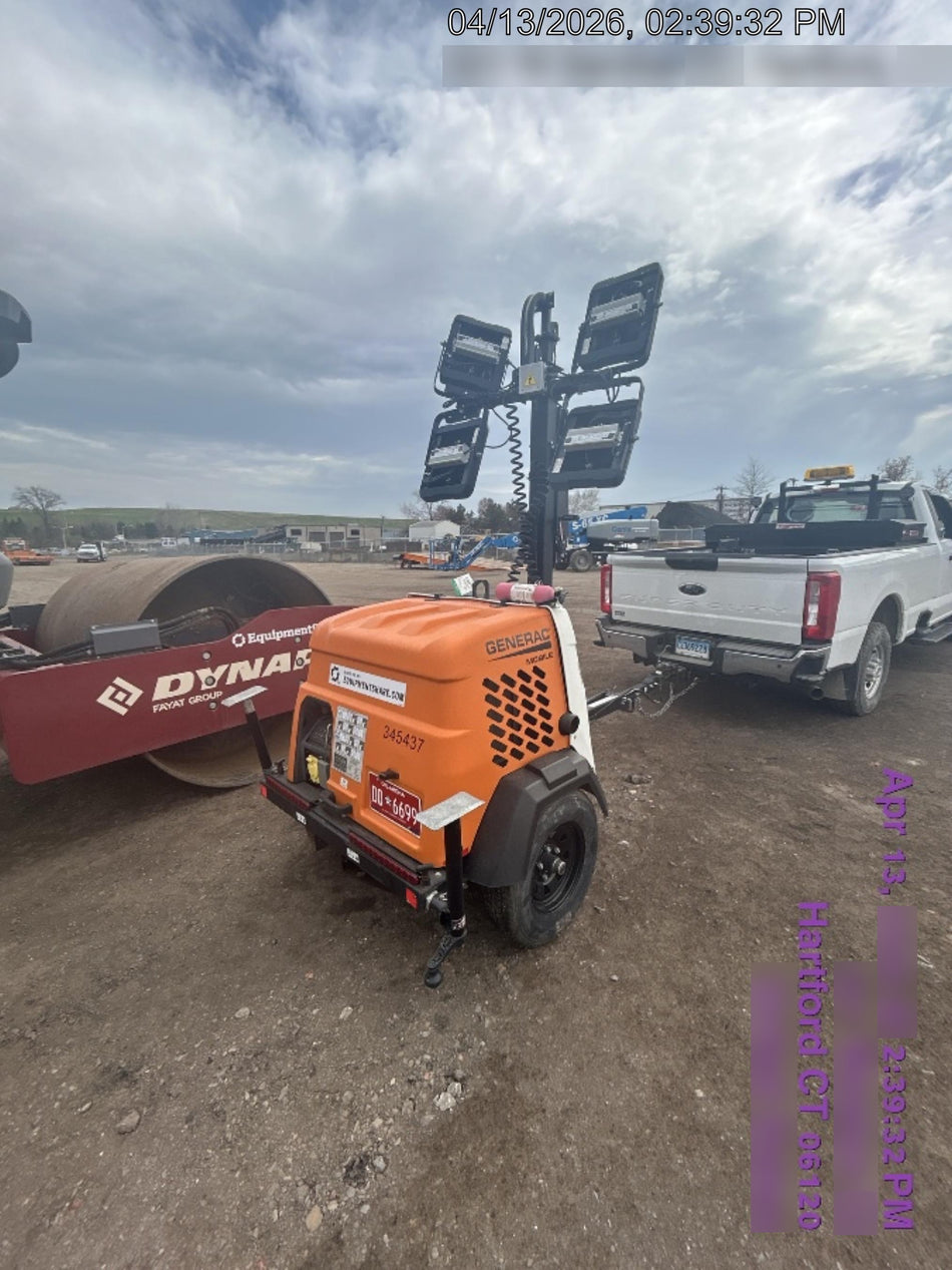 2023 Generac MLT2 Diesel, Flex Switch 120V Input, Powerzone Controller, (4) 320W LED Lights, 4kW Generator, 39.9 Gal Fuel Tank, 2" Ball, T3