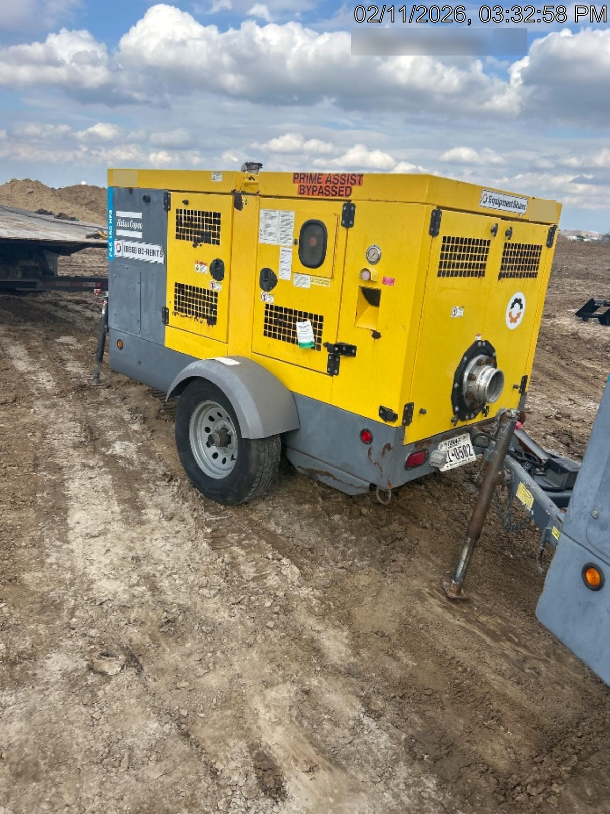 2020 ATLAS COPCO PAS 150 HF CS Enclosed